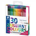 روان‌نویس 30 رنگ نوک نمدی STAEDTLER 334C30 Triplus
